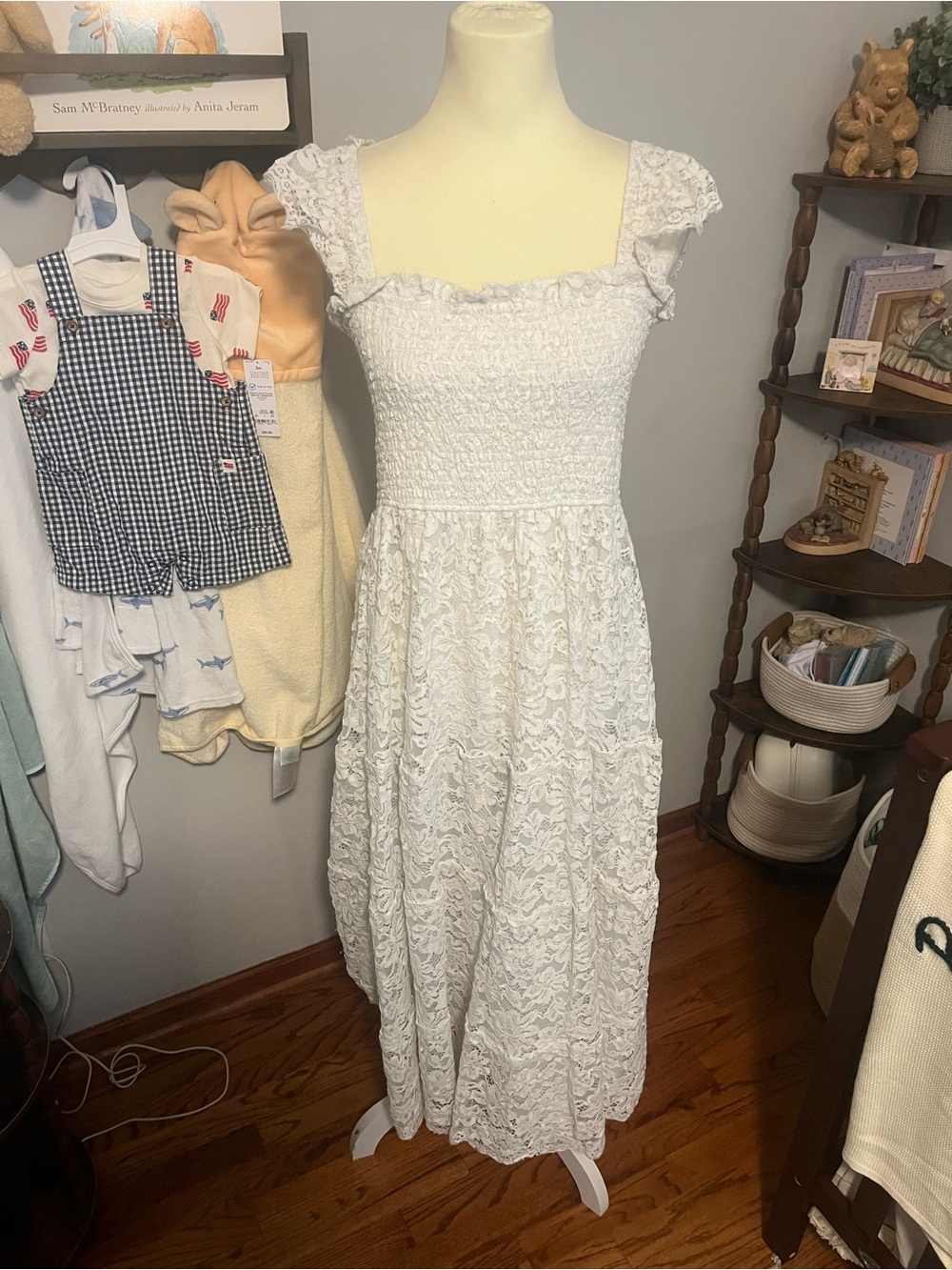 Altar’d State White Lace Maxi Size XL - Picture 1 of 4